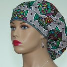 Bouffant Surgical Scrub Cap-Anesthetist Scrub Cap-Veterinarian Cap-Women's Hat-100% Cotton.