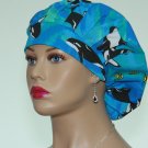 Bouffant Surgical Scrub Cap-Anesthetist Scrub Cap-Veterinarian Cap-Women's Hat-100% Cotton.