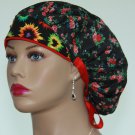 Bouffant Surgical Scrub Cap-Anesthetist Scrub Cap-Veterinarian Cap-Women's Hat-100% Cotton.