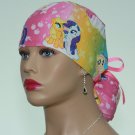 Ponytail Scrub Cap-Surgical Scrub Cap-Handmade-Medical Cap-Nurse Cap-