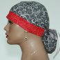 Ponytail Scrub Cap-Surgical Scrub Cap-Handmade-Medical Cap-Nurse Cap-