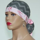 Ponytail Scrub Cap-Surgical Scrub Cap-Handmade-Medical Cap-Nurse Cap-