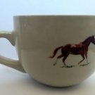 Angler's Expressions hand-decorated Janene Grende signed horse equestrian MUG