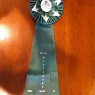 1998 winner CSI Young Riders Championship ribbon Monterrey GREEN = 1ST IN MEXICO