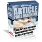 Article Page Machine - Lowest Price on the Net