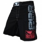 Black MMA Fighting Shorts Grappling Kick Boxing Shorts
