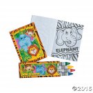 Mini Zoo Animal Coloring Set