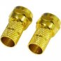 Alphaline 2-Pack RG6 Coax Cable Twist-On Connectors 10913