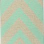 Studio C - Chevron On & On Case for Most Tablets Up to 10" - Linen/Aqua