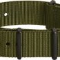 Clockwork Synergy® - 22mm Premium NATO PVD Army Green Watch Strap Band