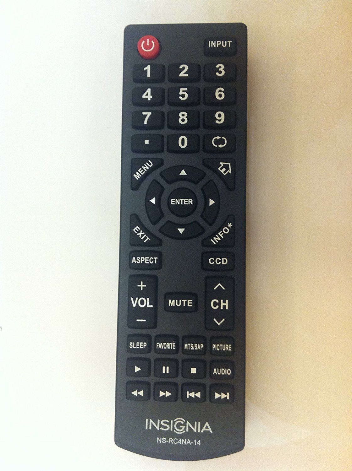 insignia tv remote control