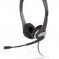 Cyber Acoustics Stereo Headset/Microphone, Ambidextrous design AC-201