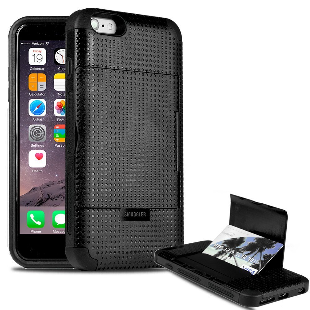 Smuggler Pocket Stash Case Black For Iphone 6 And 6s Plus