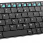 Rii Mini K12 Ultra Slim Wireless Keyboard with Touchpad for Travel Media Player Game Console