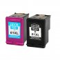 ESTON 2 Pack #61 XL Black/Color Ink for HP ENVY 4500 4501 4502 4504 5530 5531 5535