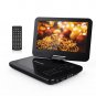 DBPOWER 10.5" Portable DVD Player with Swivel Screen, 3 Hours Rechargeable Battery