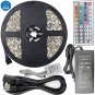TORCHSTAR 16.4ft RGB Multi-Color Flexible Waterproof(IP-65) Strip Light Kit, 300 LEDs