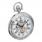 Stuhrling Original Mens Vintage Mechanical Pocket Watch - Stainless Steel Analog