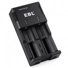 EBL Smart Battery Charger for 18650 AA AAA & C Size Li-ion Ni-MH Ni-CD Rechargeable Battery