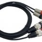 Pyle PPRC-X05 Dual 5ft. Professional Audio Link Cable XLR Female to RCA Male
