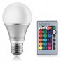 Elrigs A19 Color Changing LED Bulb E26 Base RGB + 5W