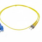 NTW NL-ST/SC-03SDR ST/SC Singlemode Duplex 9/125 Optical Fiber Nonconductive Riser Jumper Cable OS1