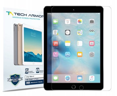 Tech Armor High Definition HD-Clear Apple iPad Mini 1 / 2 / 3 Film Screen Protector [3-Pack]
