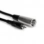 Hosa XRM-105 RCA to XLR3M Unbalanced Interconnect Cable, 5 feet
