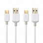 Cable Matters 2-Pack USB Type C (USB-C) to Type A (USB-A) Cable in White 1 Foot