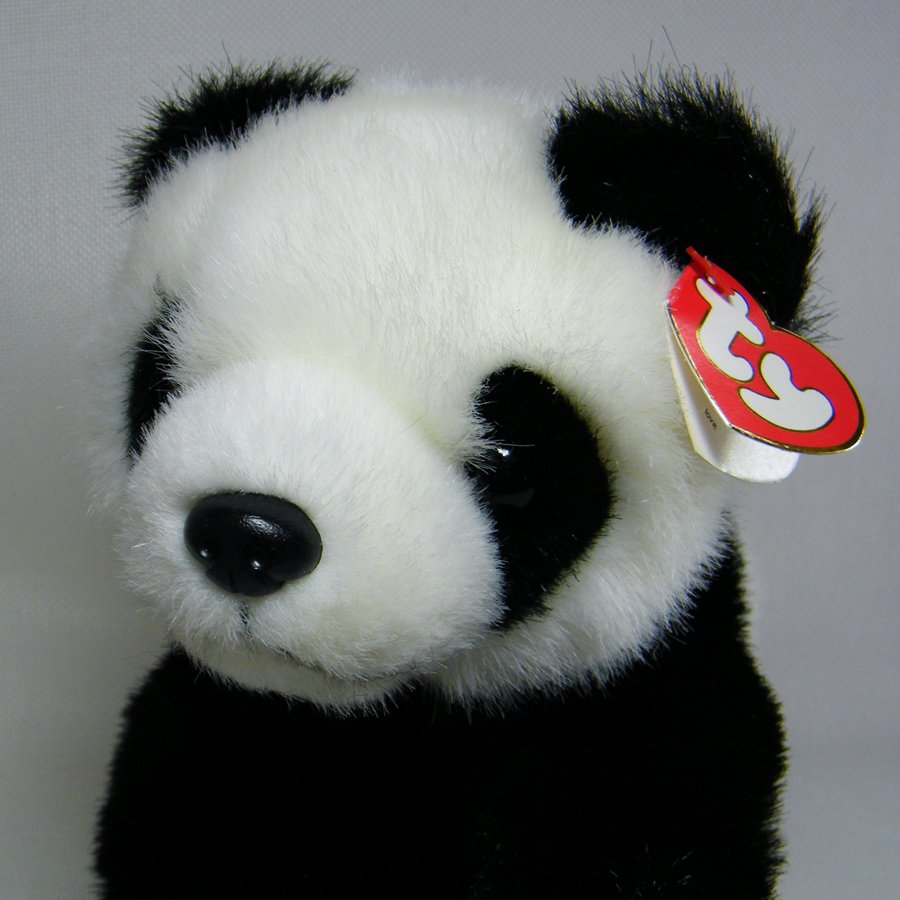 Ty Beanie Buddies Bamboo Plush Panda Wtags 1997 Retired 5954