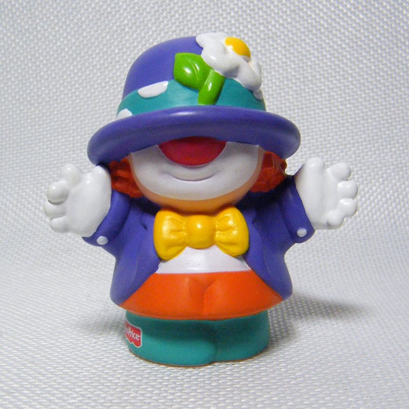 Fisher Price Little People SMILEY the CLOWN 2001 Fun Park Play Set