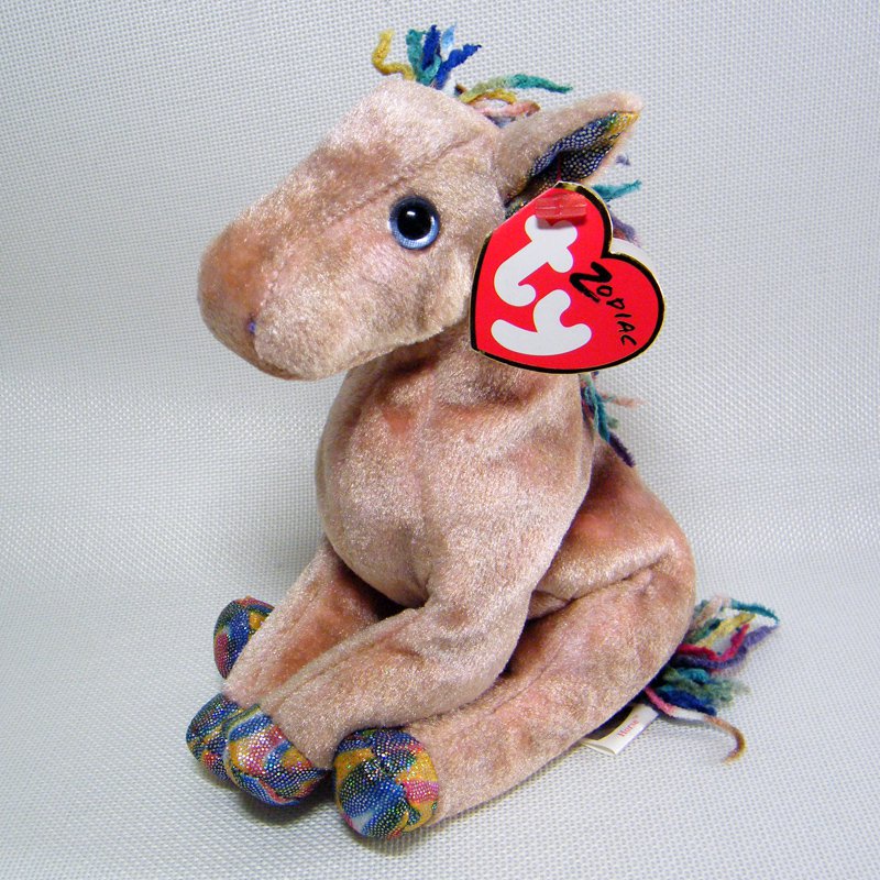 zodiac horse beanie baby