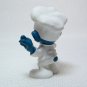 Vintage Smurfs CHEF Spoon Baker PVC Figure Peyo Schleich W Germany 20042