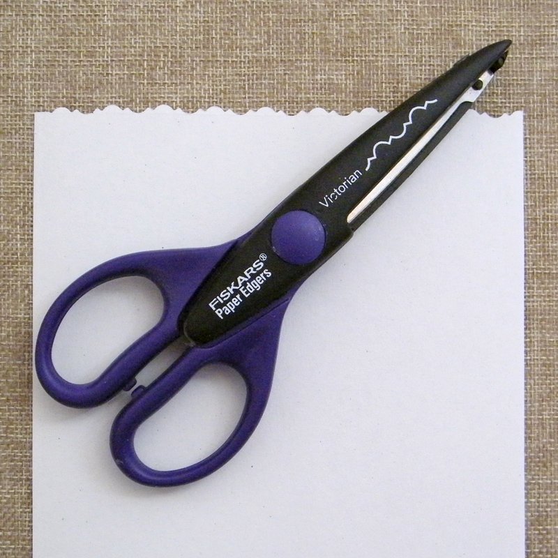 Fiskars Paper Edgers VICTORIAN Scissors for Paper Crafts, Scrapbooking