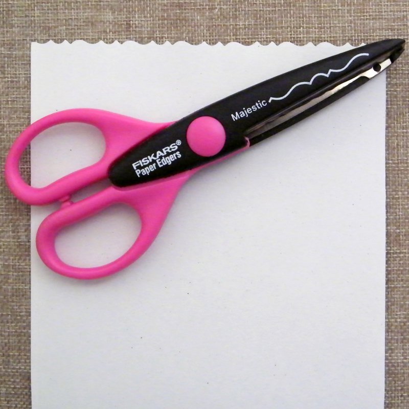 Fiskars Paper Edgers MAJESTIC Scissors for Crafts