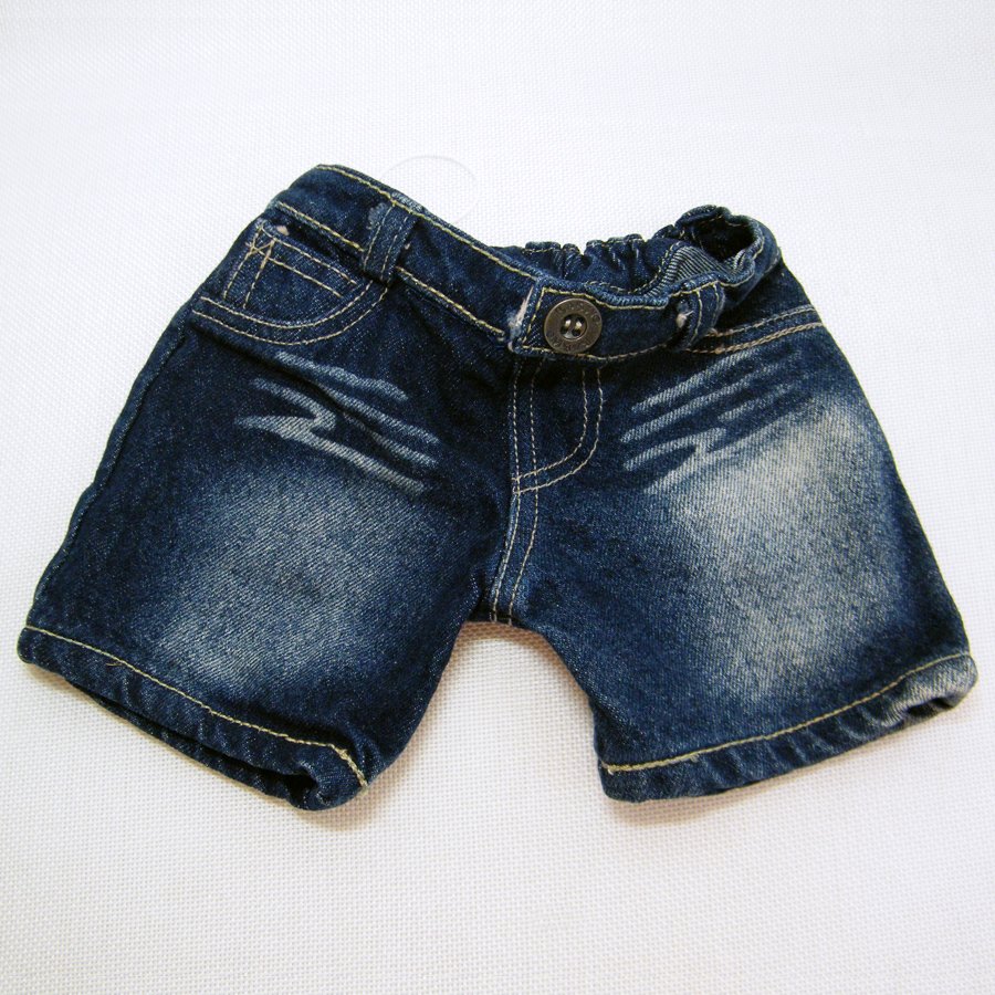 Build A Bear Jeans SHORTS Faded or "Acid Wash" Thighs