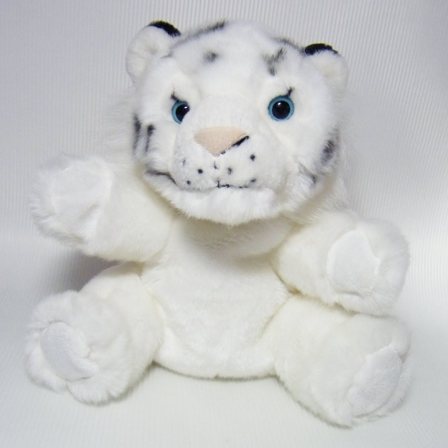 plush white tiger