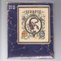 Lanarte 33337 SCORPIO Zodiac 28-Count Aida Vintage Cross Stitch Kit