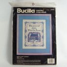 Bucilla 40469 PEACE & PLENTY BLESSING Counted Cross Stitch Kit OOP 1990