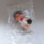 Monchhichi CHEF (2) Fried Egg on Head PVC Figure 1979 Vtg Sekiguchi Mint in Pack