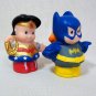 Fisher Price Little People WONDER WOMAN & BATGIRL DC Super Friends