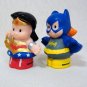 Fisher Price Little People WONDER WOMAN & BATGIRL DC Super Friends