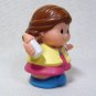 Fisher Price Little People MOMMY Holding Baby Bottle