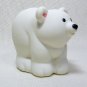 Fisher Price Little People POLAR BEAR from Animal Sounds Zoo 2002