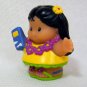 Fisher Price Little People MIA Girl Hawaiian Vacation Lil Movers Airplane
