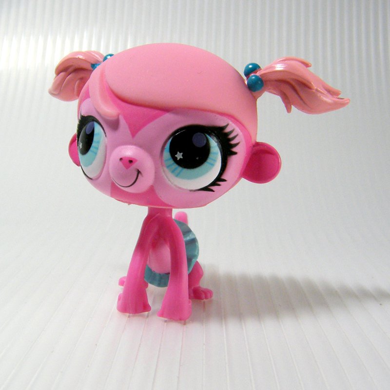 littlest pet shop purple monkey