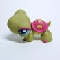 Littlest Pet Shop # 1310 TURTLE Pink Shell with Blue Eyes 1311 LPS
