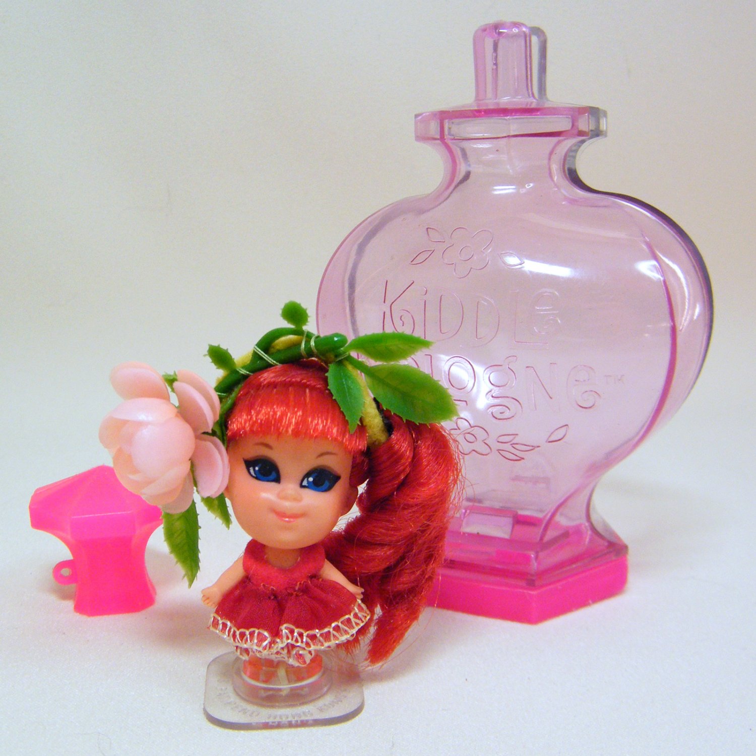 Vintage Liddle Kiddles Kologne ROSEBUD Doll and Bottle Mattel
