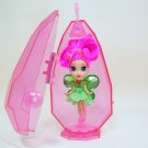 Barbie Fairytopia Jewel Necklace TORI Doll and Case Pink Hair, Green Dress