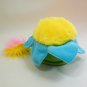 Vintage FLOWER Popples PERIWINKLE with Pink Hair, Blue Body TCFC